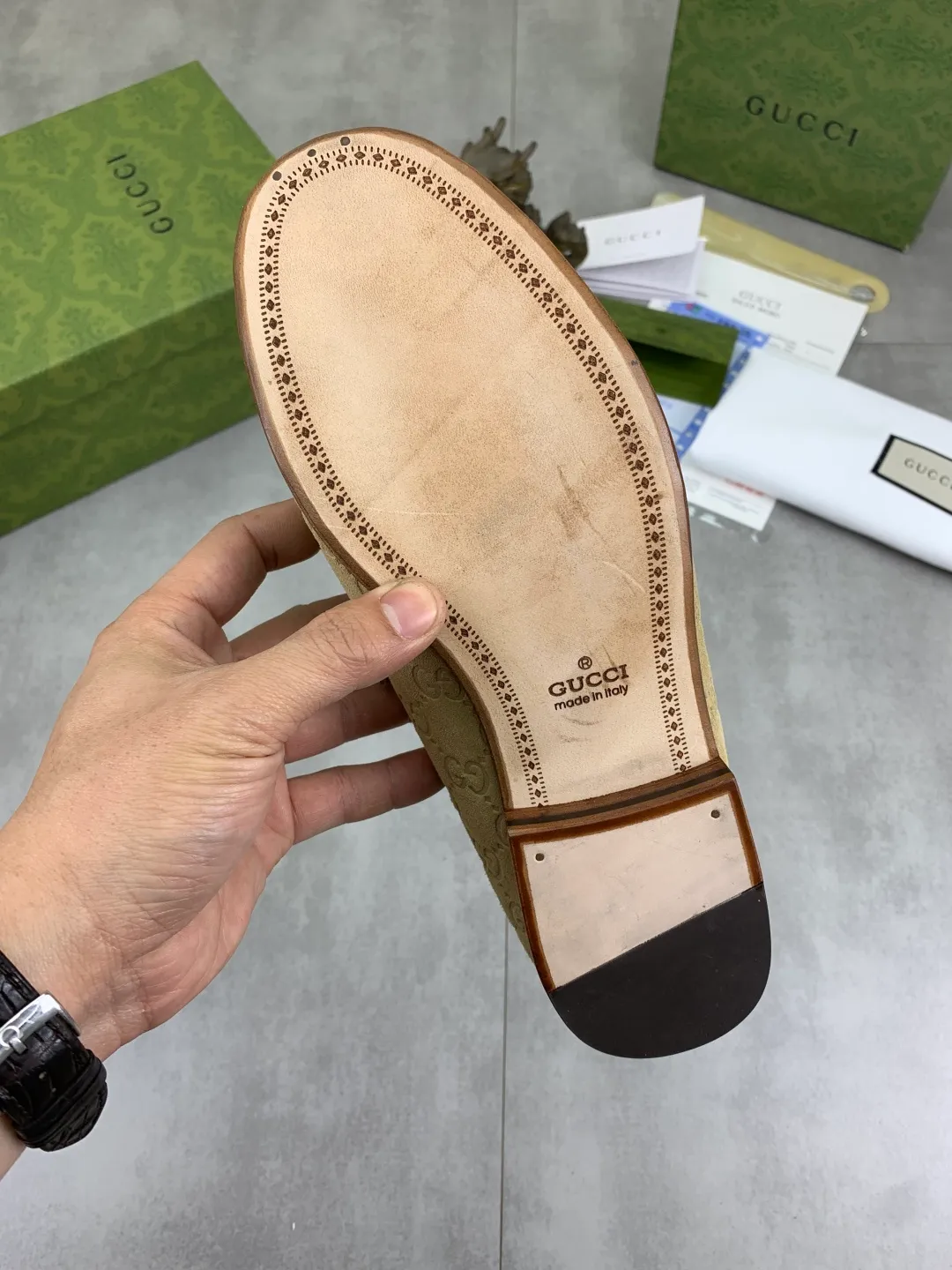 Men's men's shoes 💰P540 [New style] Water-dyed cowhide 💰💎💎💎 [Gucci] Gucci high-end men's formal business leather shoes, original order 1:1 authentic goods! Original imported high-end washed calfskin, original metal buckle, imported first-layer cowhide lining for feet, original outsole, men's shoe size: 38-44, multiple colors available